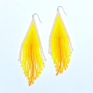 🌈2/$30 New Free People Beaded Ombré Earrings
